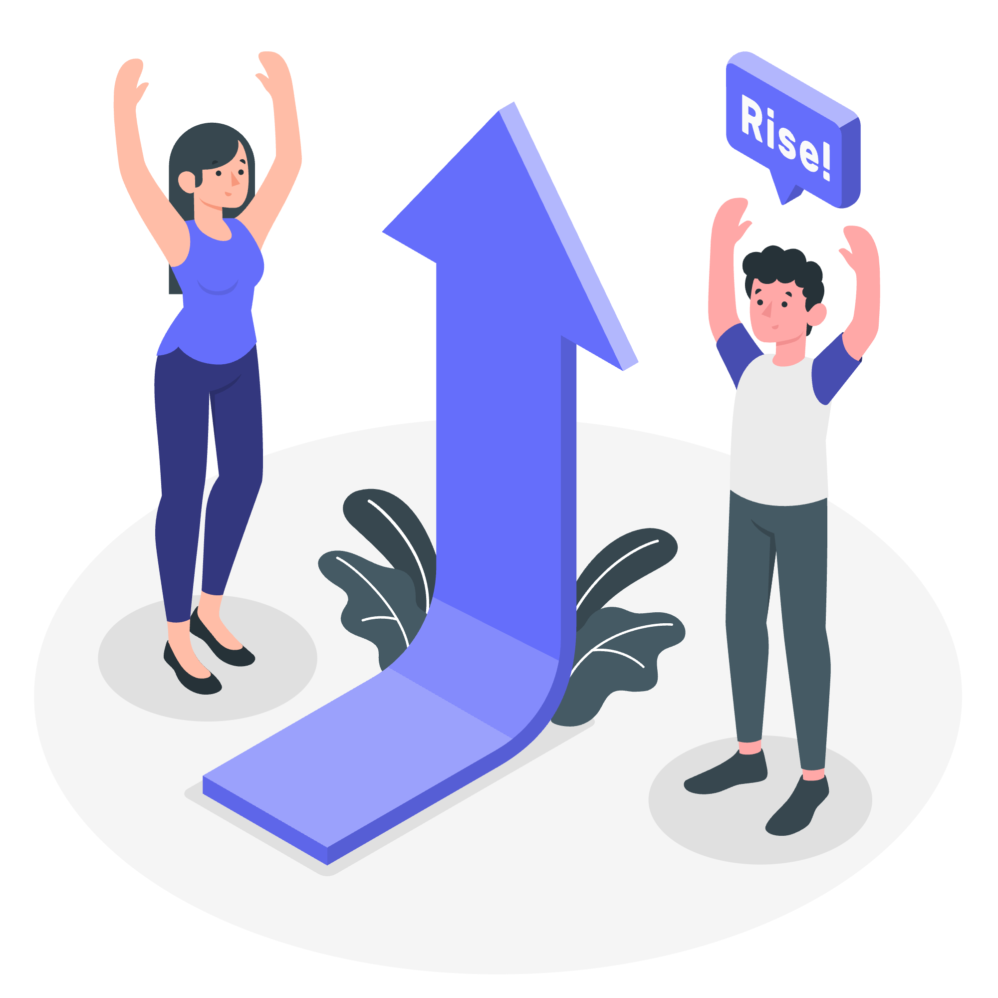 Sales increse chart by nexential